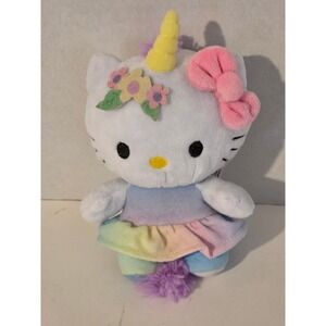 Hello Kitty Unicorn Rainbow Dress Plush Fiesta Collectible